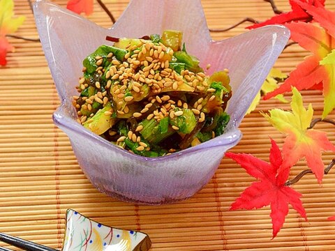 ポリ袋で簡単！セロリと塩昆布の☆常備菜